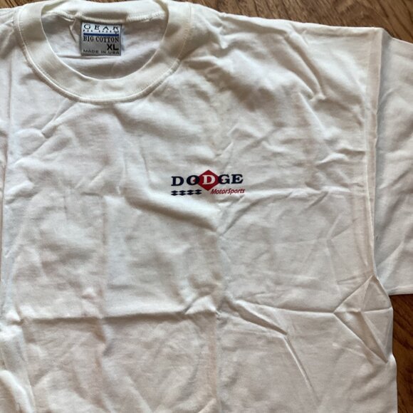 Vintage NEW Dodge Motorsports LYNDON AMICK #35 NASCAR T-SHIRT XL RACING USA - Picture 2 of 6